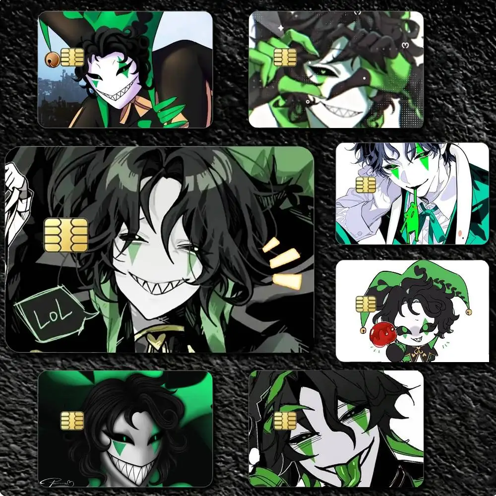 TFC The Freak C-Circus H-Harlequin 4pcs 1Set Card Stickers Small Waterproof Chip 4PCS Card Sticker