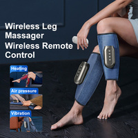 Electric Air wave Calf Massager With Heating Charging Vibration  Kneading Compression Relaxing Muscles Foot And Leg Machine