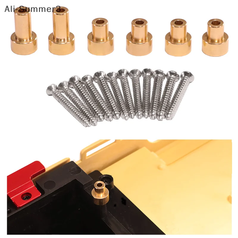 1 Set 1/12 Modified Big Wheel Special Upgrade Parts For MN82 LC79 MN82S Pro Brass Car Shell Raise The Column Heighten Bracket