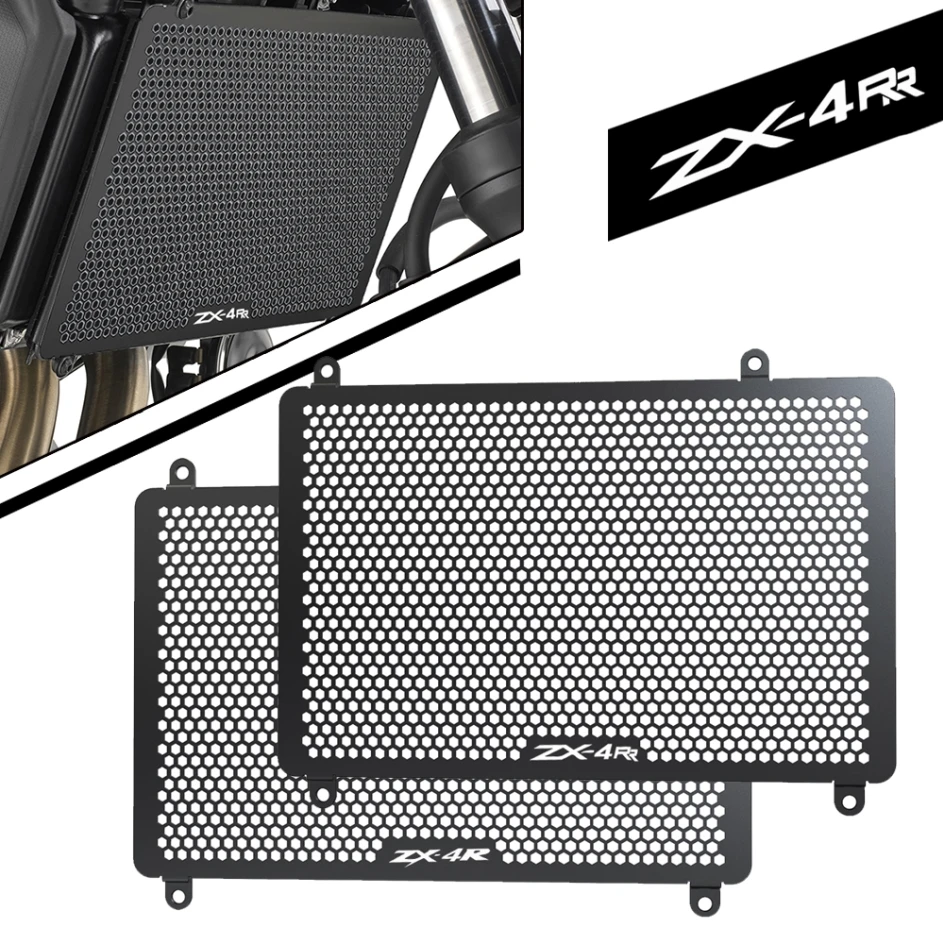 

2023 2024 FOR Kawasaki ZX-4RR/ZX-4R/ZX-4R SE Motorcycle ZX 4R ZX4RR Radiator Grille Guard Protector Cover ZX 4RR 4R 4R SE 23-24