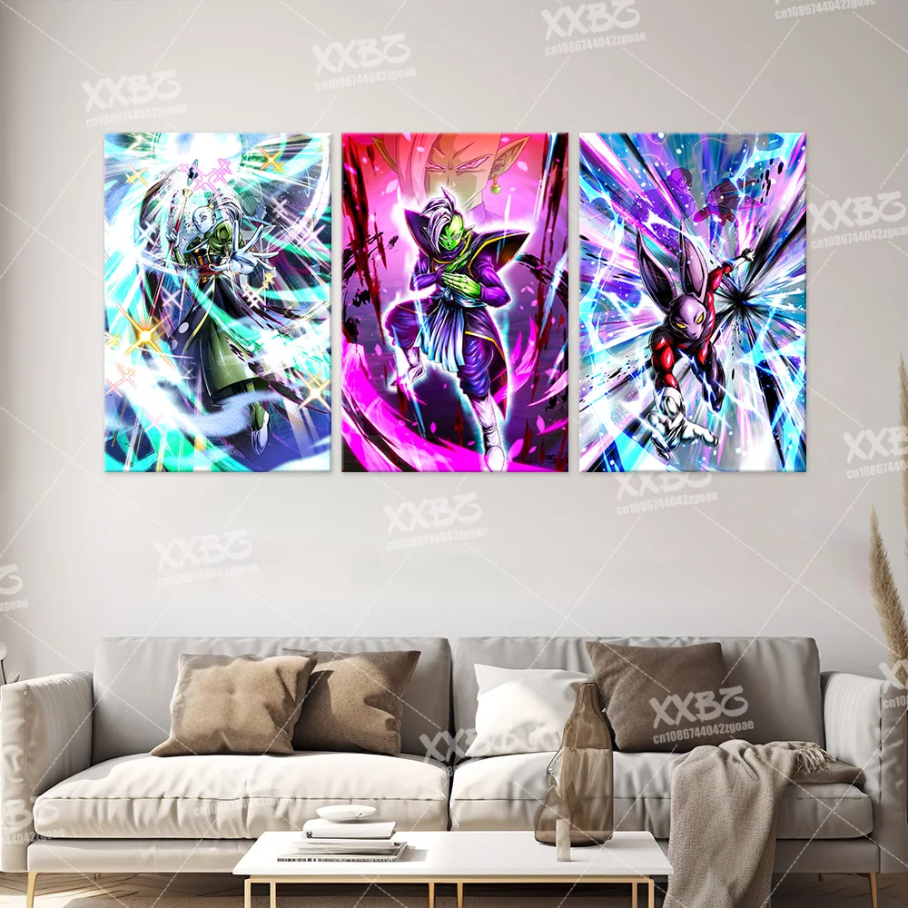 Dragon Ball Z Canvas Painting Fusion Zamasu Home Decoration Omega Shenron Jirens Picture Anime Poster Figures Wall Art No Frame