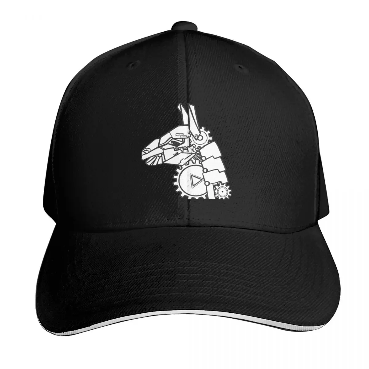 Robot Llama Prime Baseball Cap Summer Beach Travel Streetwear Hip Hop Trendy Vintage Retro Embroidered