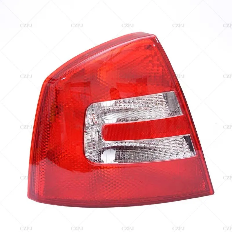 2PCS Left and Right Car Rear Tail Light For SKODA Octavia A5 A6 RS 2007 2008 2009 Brake Lamp Housing Cover Without Bulbs