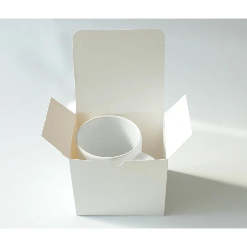 

Customized productCustom Mug Packaging Box White Cardboard Color Box Gift Box for 11 oz Cup