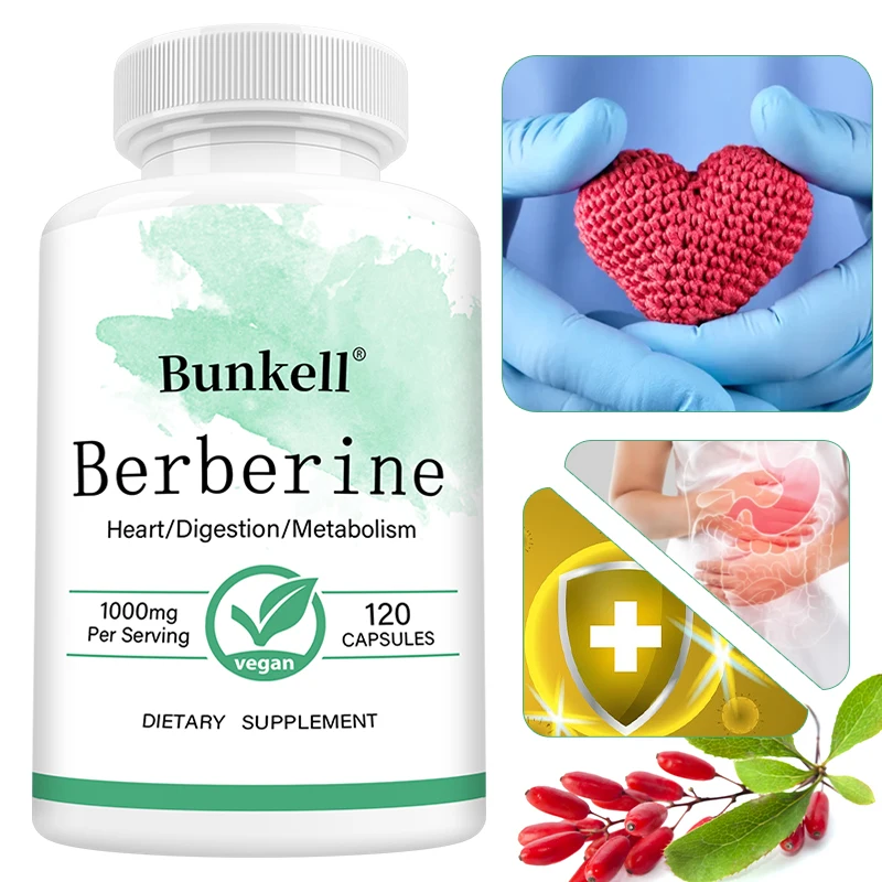 

Berberine Capsules,Support Overall Health and Immune Function,Promote Digestion,Immune System,Healthy GI,Healthy Cholesterol
