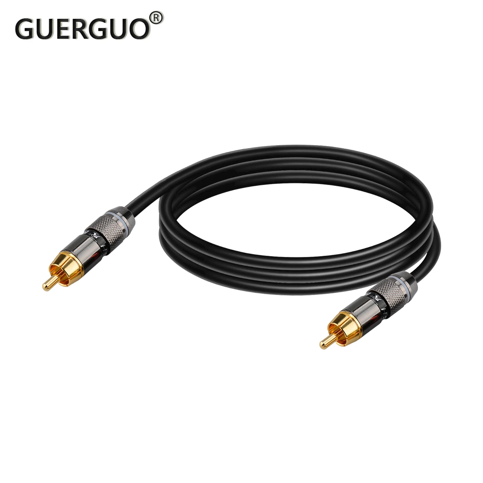 

0.3M-20M 1PC RCA To RCA Cables Male To Male Aux Cable Jack for Home Theater HDTV TV DVD CD Loudspeaker Box Power Amplifier