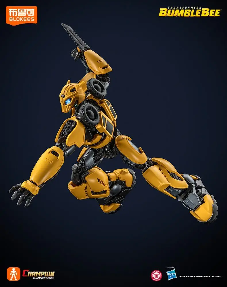 Original Blokees Champion Class Movie 6 Transformers Bumblebee Movie Optimus Prime Bumblebee Zusammengebautes Actionfiguren-Modell-Set – Detail 9