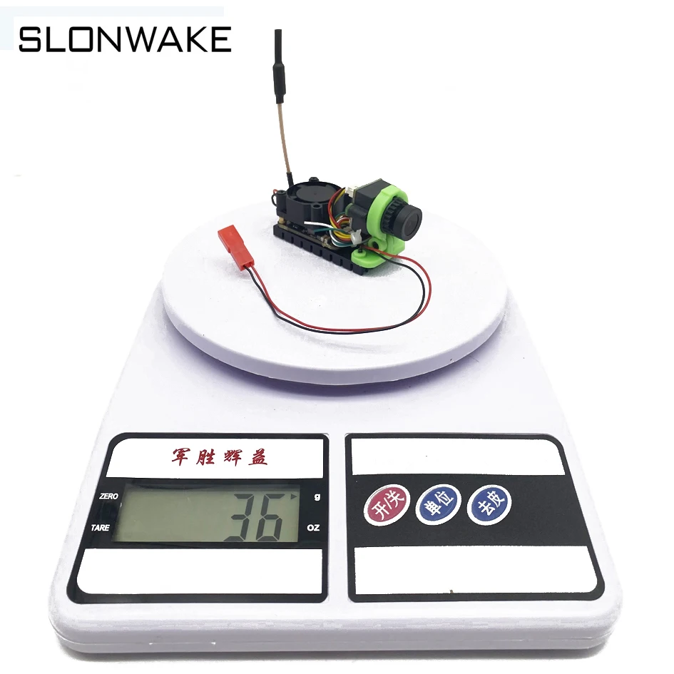 SLONWAKE 5.8G FPV Receiver UVC Video Downlink OTG Android Phone and 5.8G 48CH 1000mW adjustable VTX Transmitter Camera 1000TVL