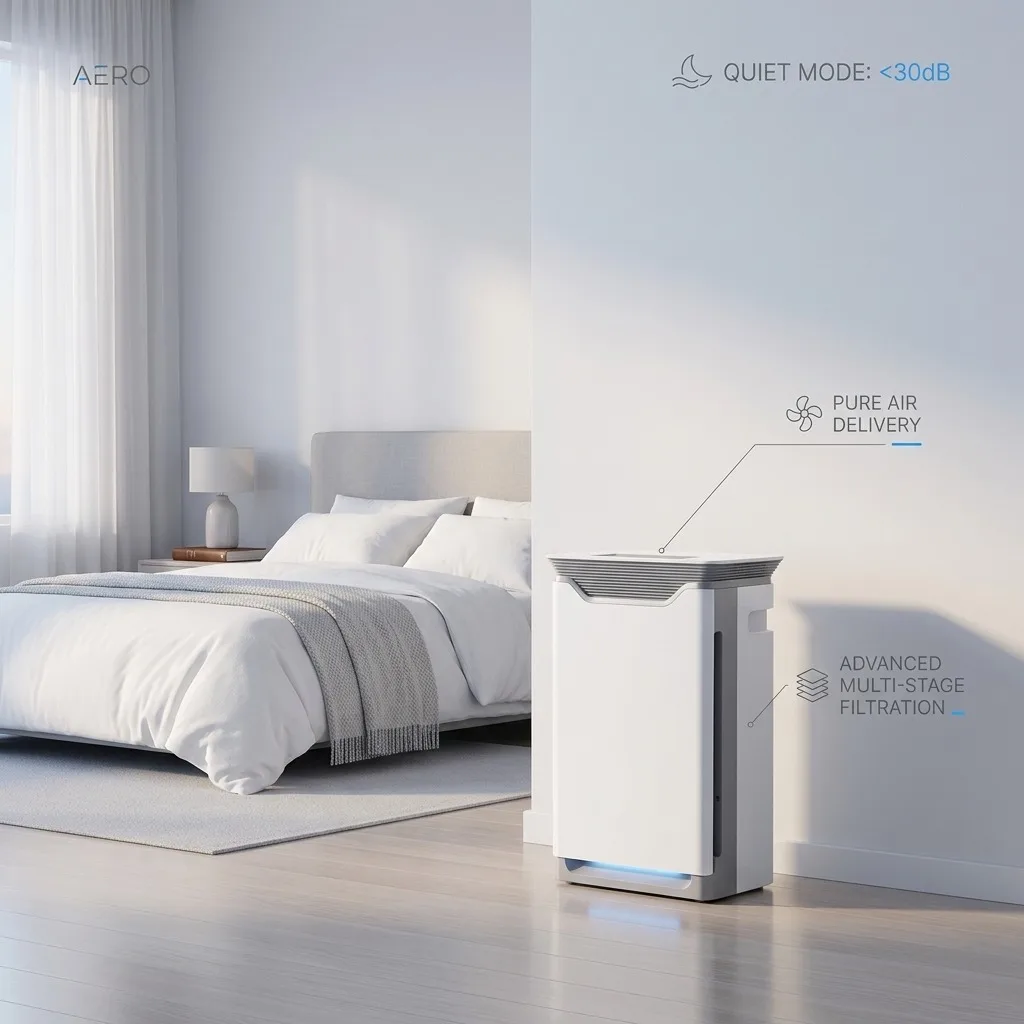 Tuya 스마트 공기청정기 HEPA H13 필터 UV 살균 410CADR 70m2 공간용 음이온 냄새 연기 포름알데히드 제거제 썸네일 5