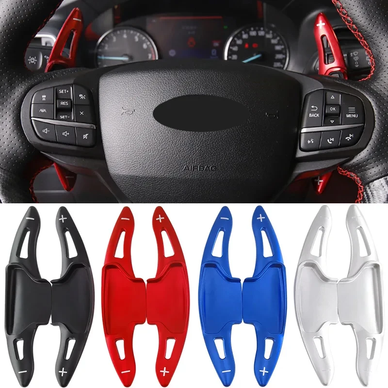 

Shifter Paddle For Lincoln Aviator Ford Explorer PHEV ST-Line Hybrid 2020 2021 2022 Car Steering Wheel DSG Extend Gear Stickers