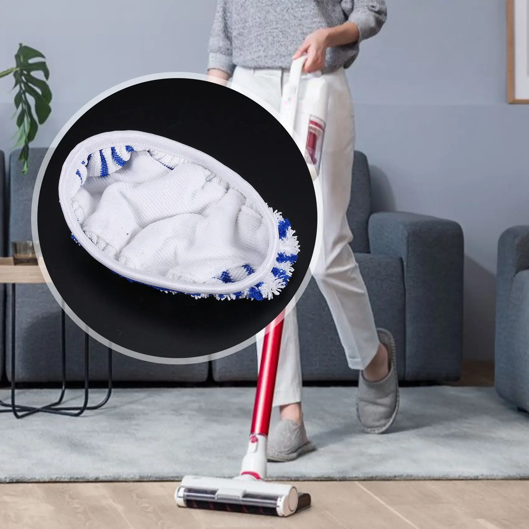 

Подушечки из микрофибры ABNL для Rowenta Clean&Steam ZR005801, аксессуары для чистки, запасные части для чистки