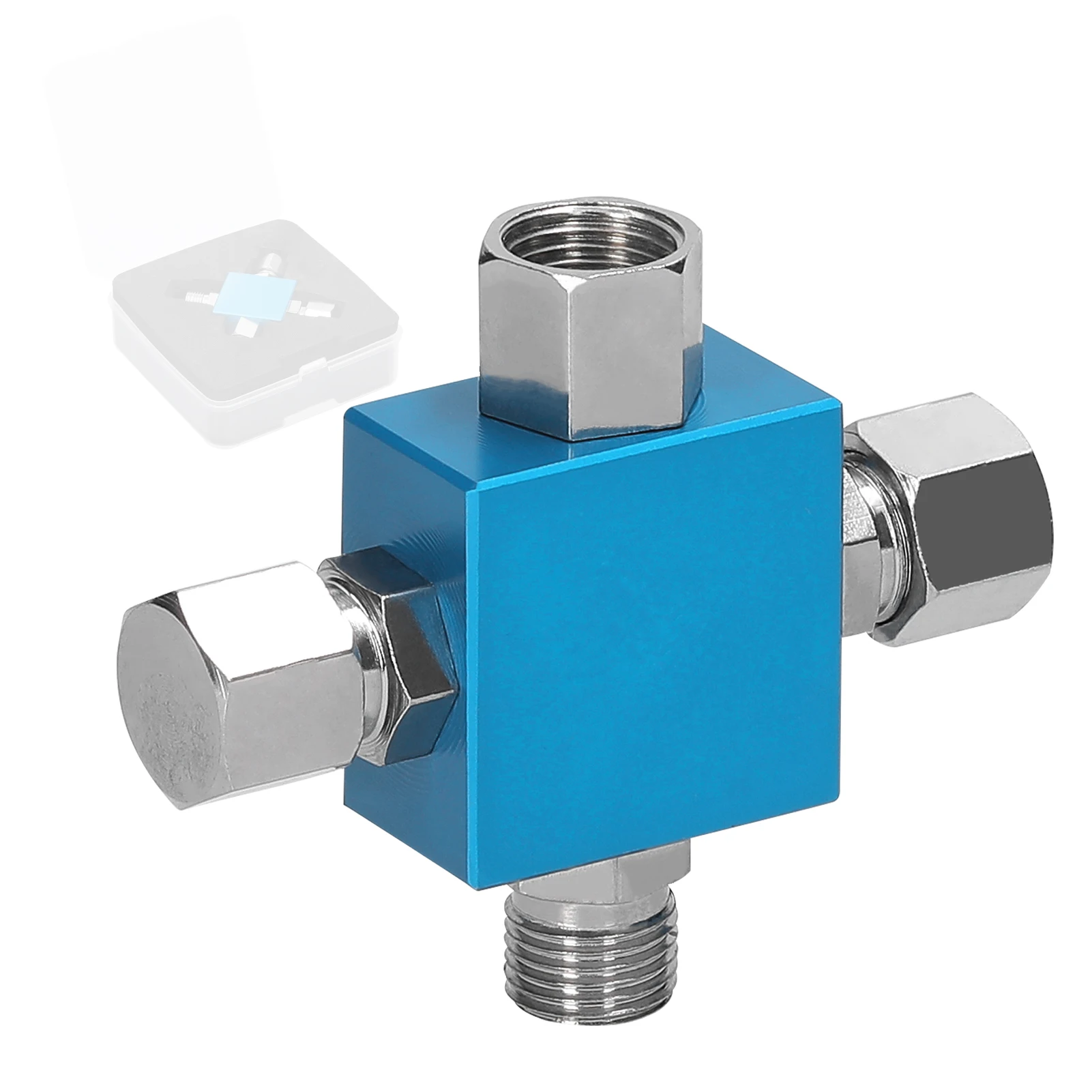 

Компактный трехходовой разъем Универсальный разветвитель компрессора для аэрографа для повышенной производительности многофункционального аэрографа