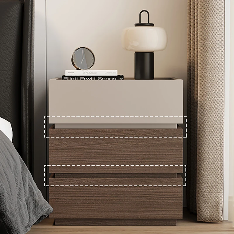 Luxury Unique Night Table Elegant Modern Decor Simple Nightstand Aesthetic Drawer Mesitas De Noches Dormitorio Bedroom Furniture
