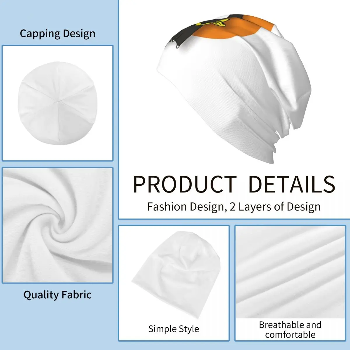 P Chan Ranma قبعة محبوكة دافئة الهيب هوب بونيه قبعة الخريف الشتاء في الهواء الطلق بيني القبعات للرجال النساء الكبار