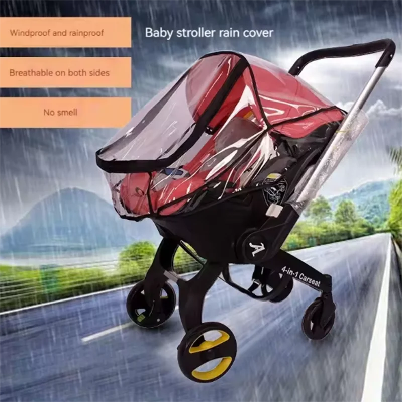 

Universal Stroller Accessories Kit - Basket Safety Seat Cover Hanging Bag Mosquito Net Rain Cover - Cloth Cover for Prams