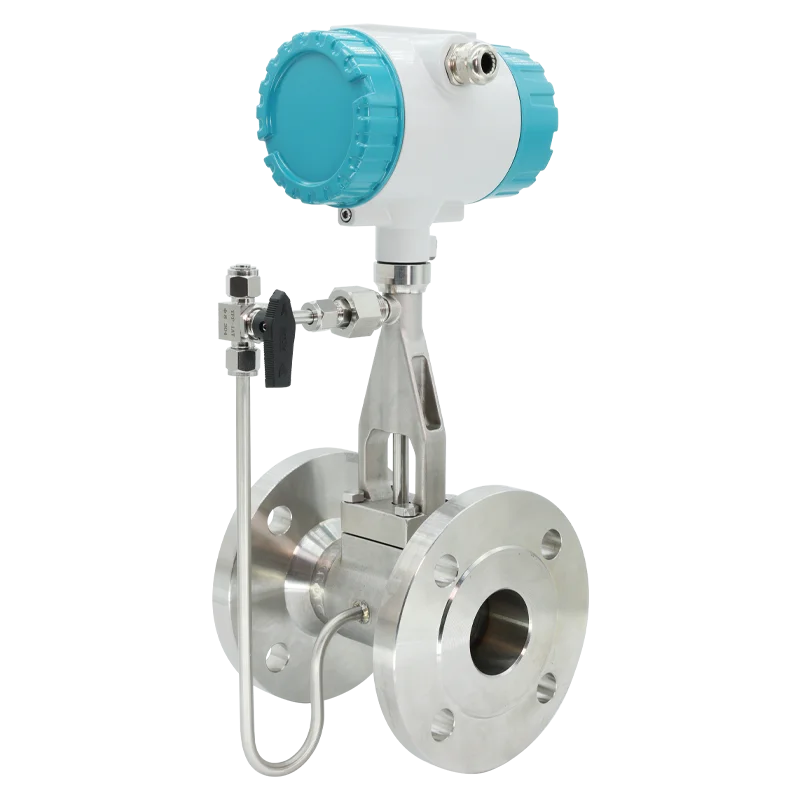 High Accuracy Stainless Steel Vortex Flow Meter Anti-Vibration  | Liquid/Air/Oil/Steam Measurement | CE Certified 3-Year