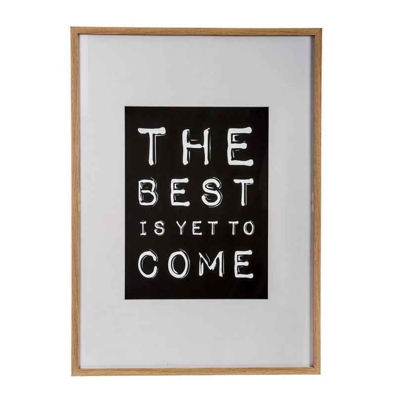 Paintings and canvases decorative wood frame phrase 