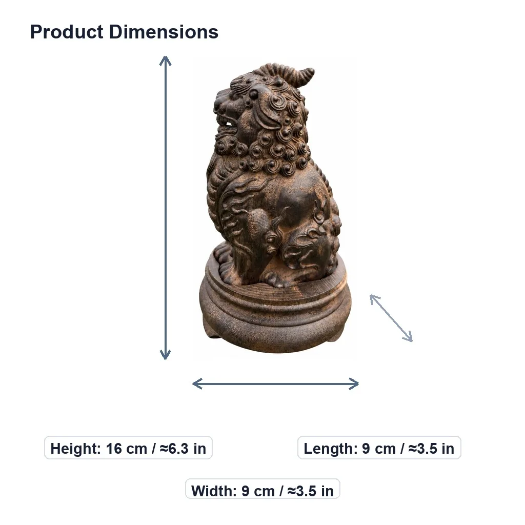Hand-Carved Vietnamese Agarwood Pixiu Incense Burner Statue for Chinese Feng Shui Zen Tea Table Office Desk Decor Gift