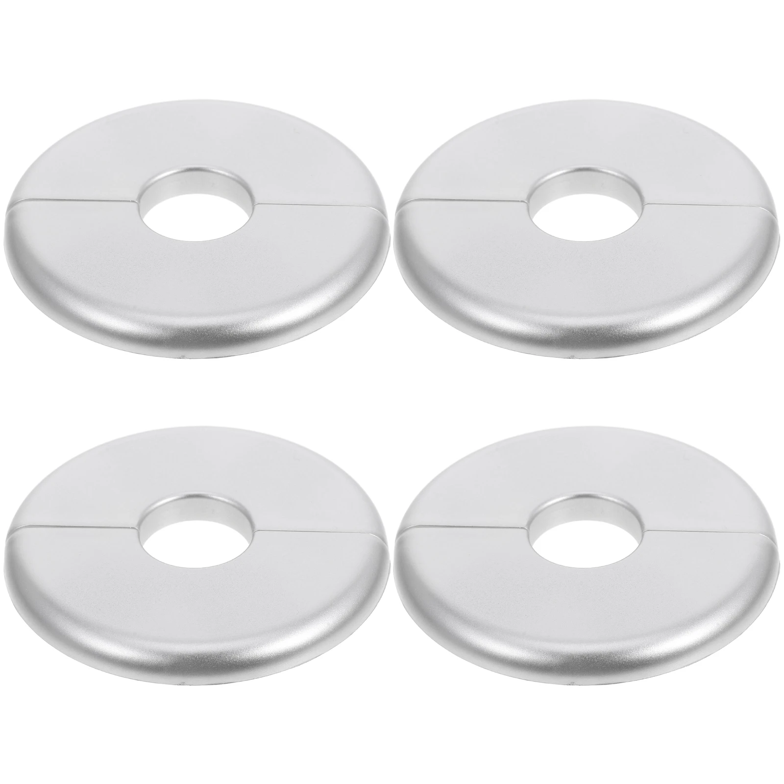 

4pcs Pool Split Flange Plate Decorative Pipe Wall Shielding Handrail Tubing Protection Ladder Hole Cover For Inground Pool