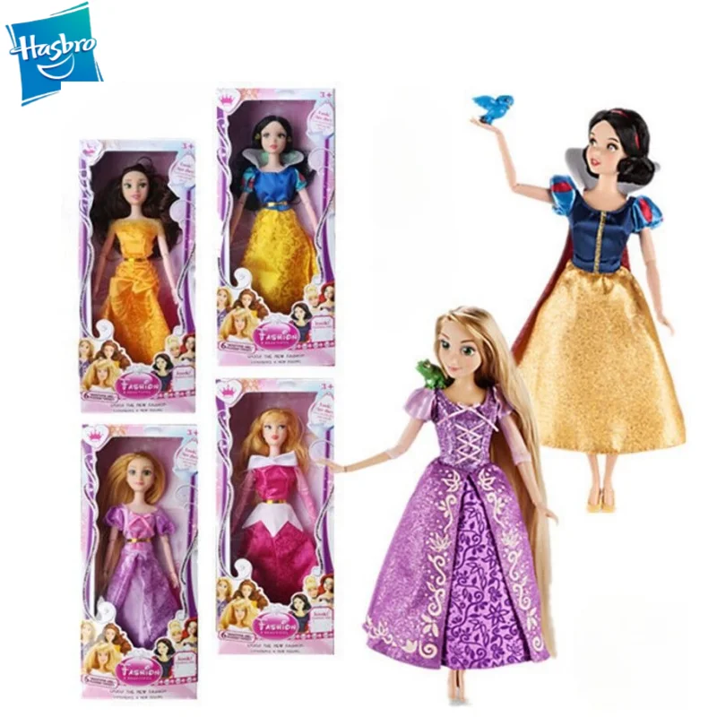 Hasbro Disney Princess Blancanieves Belle Cenicienta conjunto creativo lindo muñeca de juguete para niña regalo personalizado vestido de dibujos animados muñeca de juguete