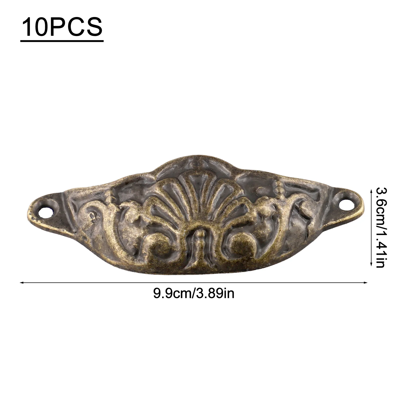 

Шкаф тянет цвет античная латунь в форме ракушки ручка небольшой изысканный дизайн износостойкий высококачественный материал