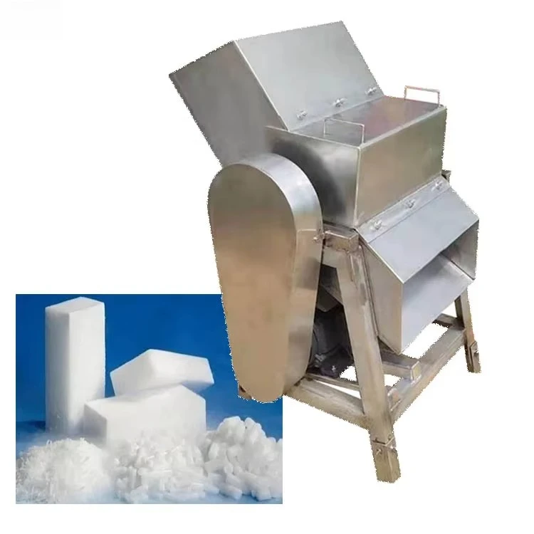 Manual Ice Block Crusher Machine Food Processing Machinery for Crushing Ice Blocks