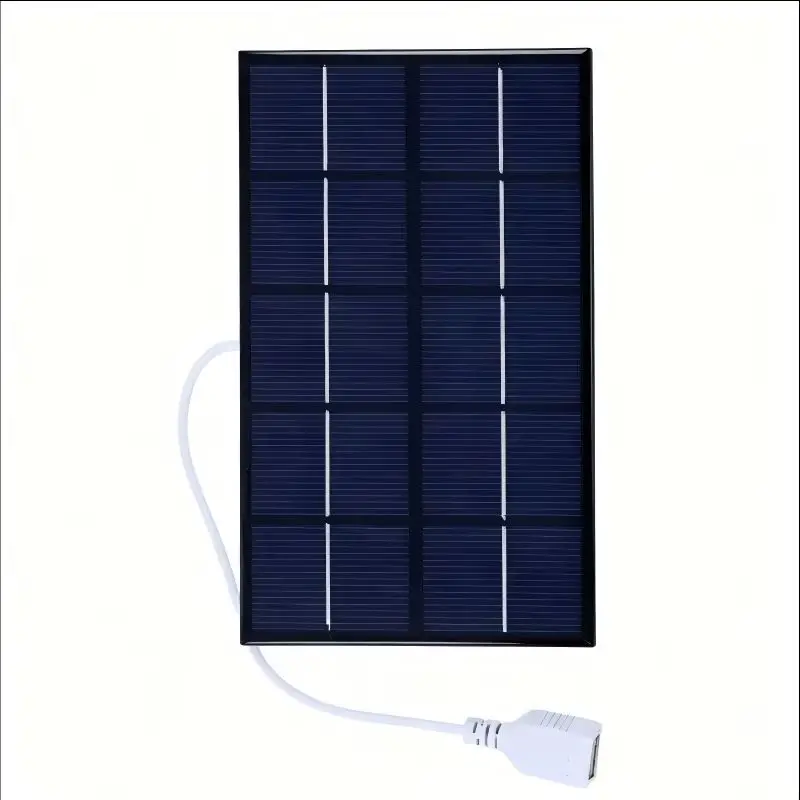 Painel Solar Portátil 5V 5W/10W Carregador Rápido USB Mini Fonte de Energia de Emergência para Viagens ao Ar Livre e Camping para Dispositivos Móveis