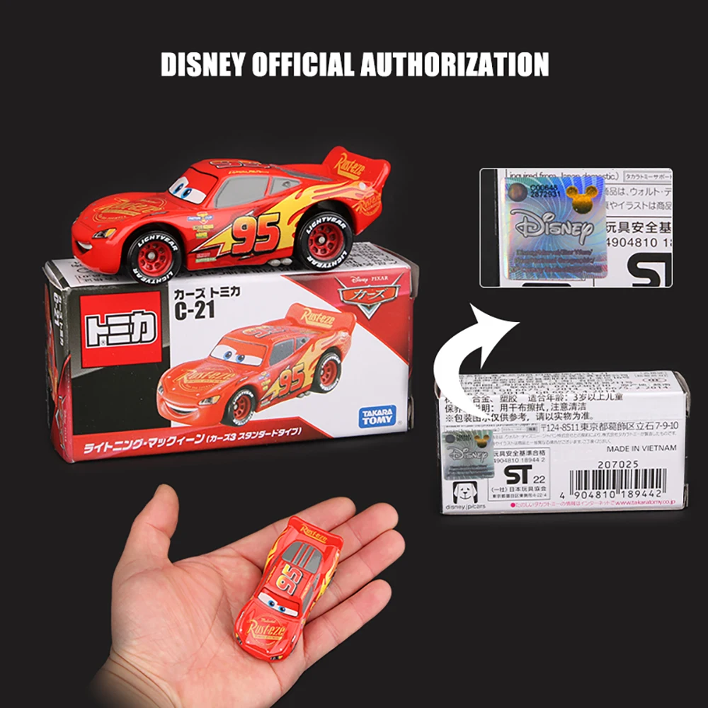 Takara Tomy Cars Lightning McQueen Jackson Storm Alloy car model die-casting collection gift giving classic children\'s gift toys