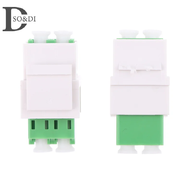 Lc Glasvezel Keystone Coupler Jack | Upc Duplex Om3/Om4 Compatibel Lc Naar Lc Multimode Fiber Coupler