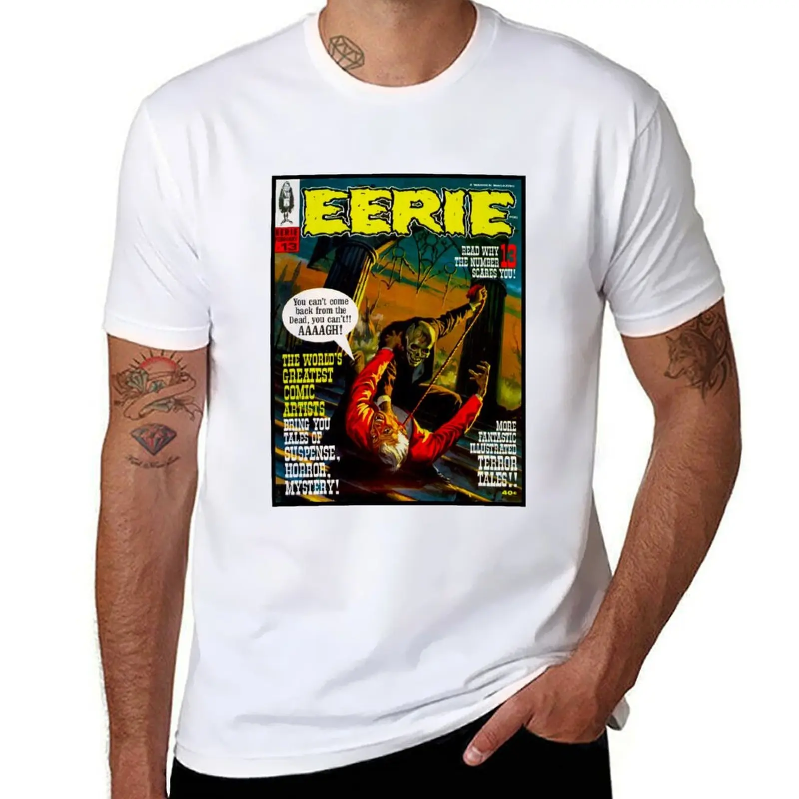 

YEP, YEP, YEP! ANOTHER FANTASTIC VINTAGE EERIE #13 MAGAZINE COVER! T-Shirt t shirt personalised T-Shirt