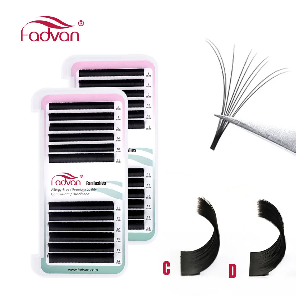 ขนตาปลอม FADVAN Easy Fanning แบบพัดง่าย นุ่มพิเศษ ขนตาฟู ขนตาเพิ่มวอลลุ่ม ขนตาพัดอัตโนมัติ