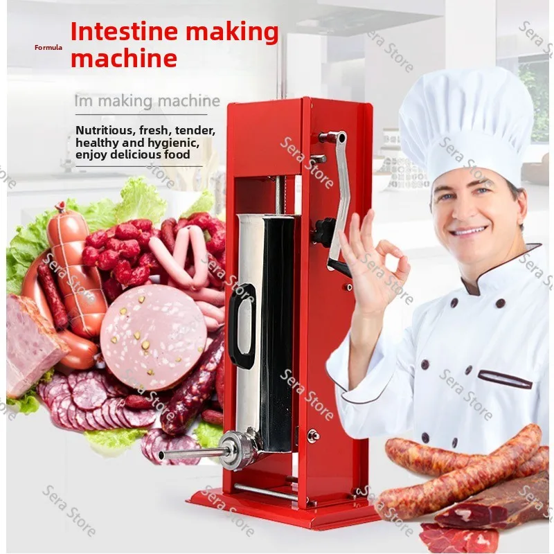 4/6/8/10L large capacity vertical thickened manual enema sausage filling machine