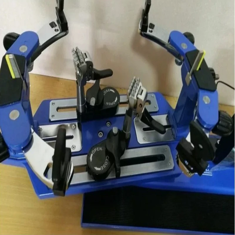 AEF No.5 Manual Stringing Machine for Badminton Tennis Squash Racket 15-86Lbs Precise Tension Stringer with Full Tools