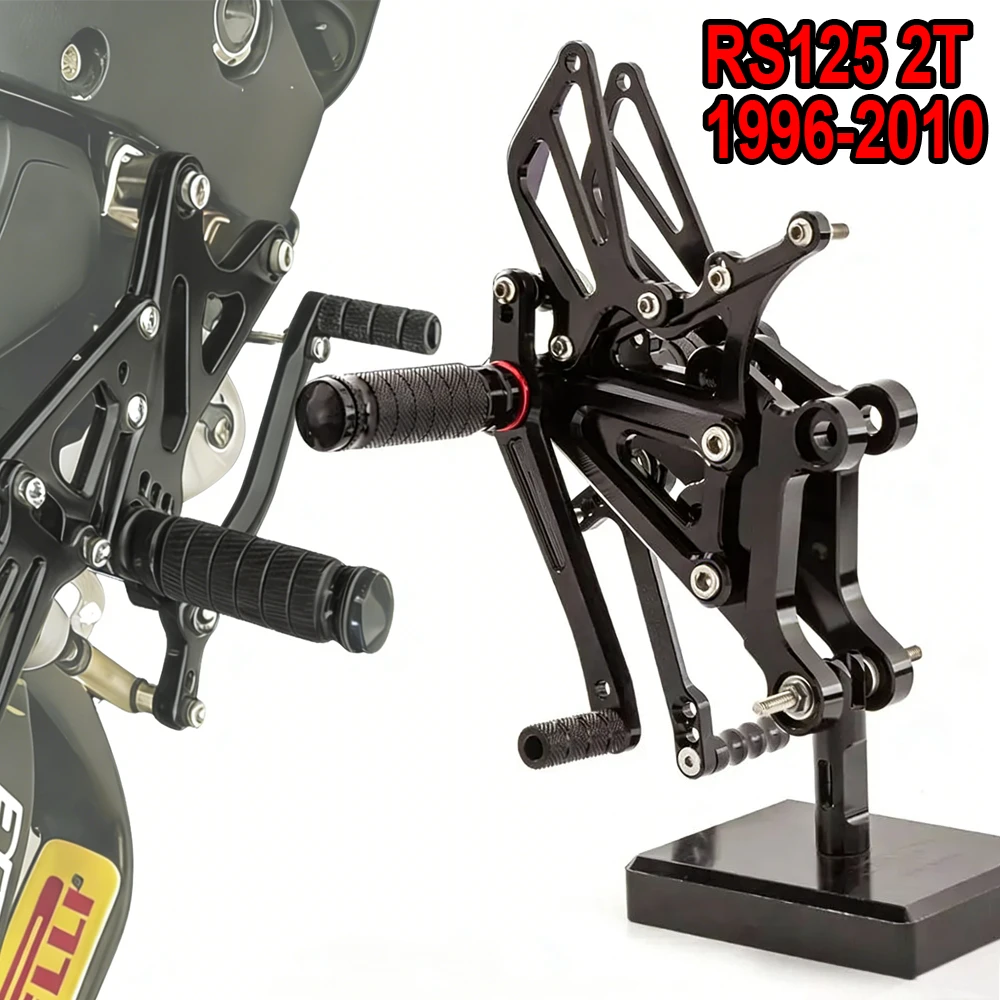 

For Aprilia RS125 2T RS 125 1996-2010 Motorcycle Rearsets Footpeg Foot Pegs Footrest Brake Shift Pedals Foot Boards Adjustable