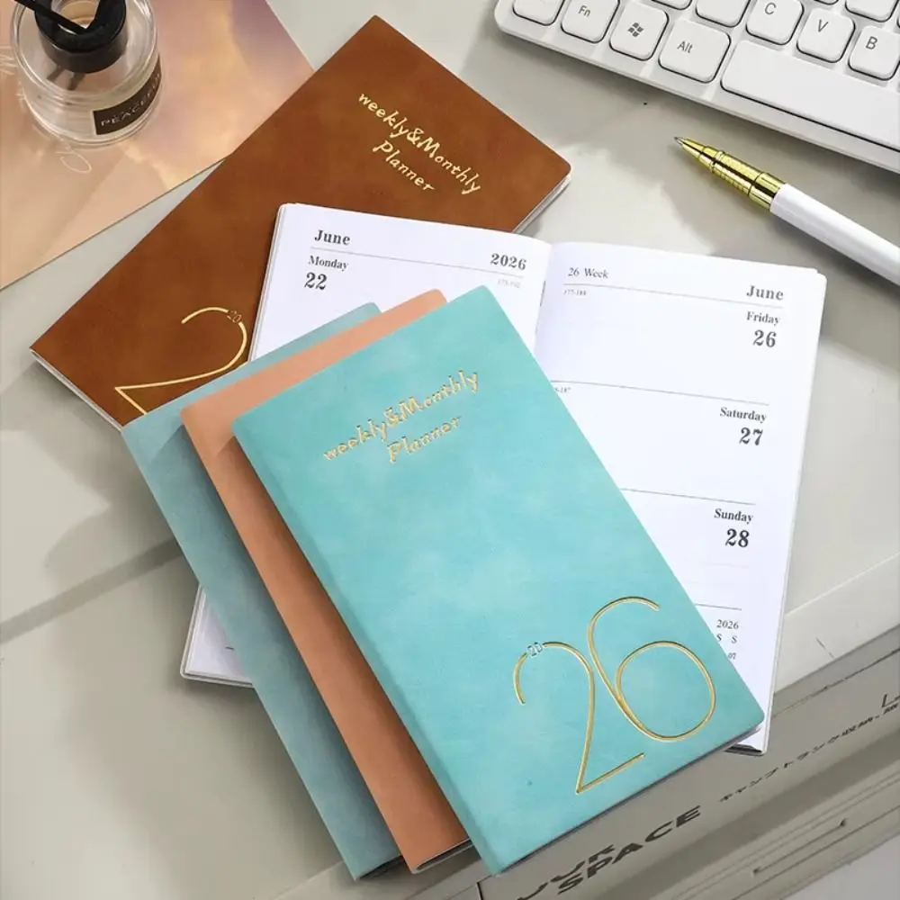 365 Days A6 Planner Notebooks Daily Planner Reminder Colorful English Agenda Book To Do List Efficiency Schedule Planner Notepad