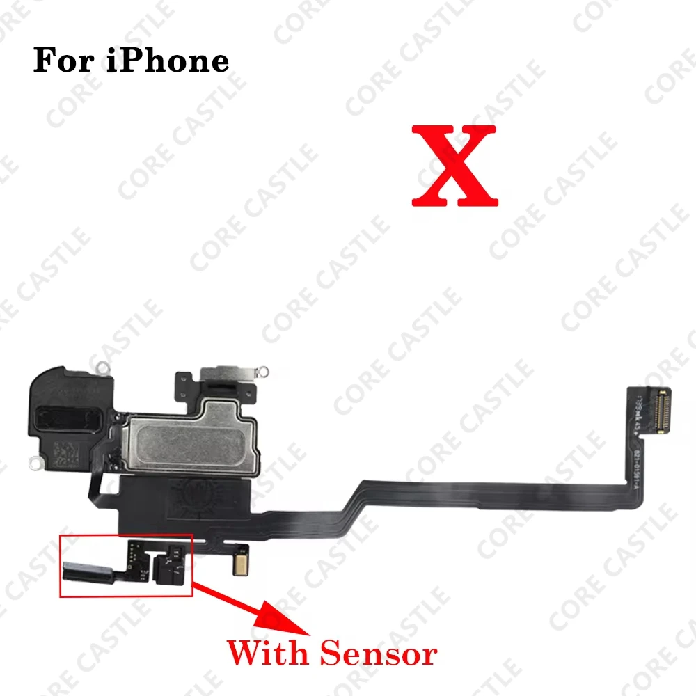 

Earpiece With Proximity Light Sensor Flex Cable For iPhone X Top Front Small Ear Sound Speaker Microphone Phone Repair parts