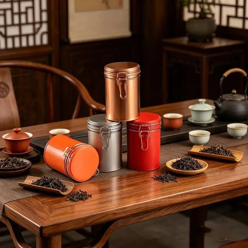 Tea Food Storage Containers for Kitchen Storage & Organization Sealed Container Jars for Spices Kitchen Items Pots Airtight Hom