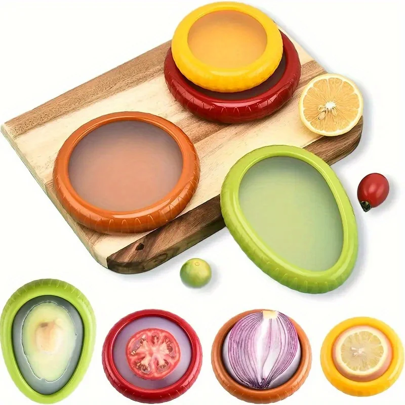 Wiederverwendbarer Obst- und Gemüse-Aufbewahrungsbehälter mit Deckel, feuchtigkeitsbeständiger, langlebiger Kunststoff, perfekt für die Organisation des Kühlschranks