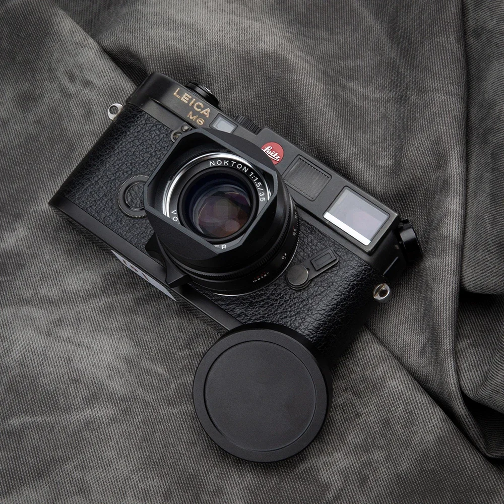

Lightweight Square Metal Lens Hood Lens Hood for Voigtlander NOKTON Vintage Line 35mm F1.5 TYPE I II Lh12 Lens Hood with Cap