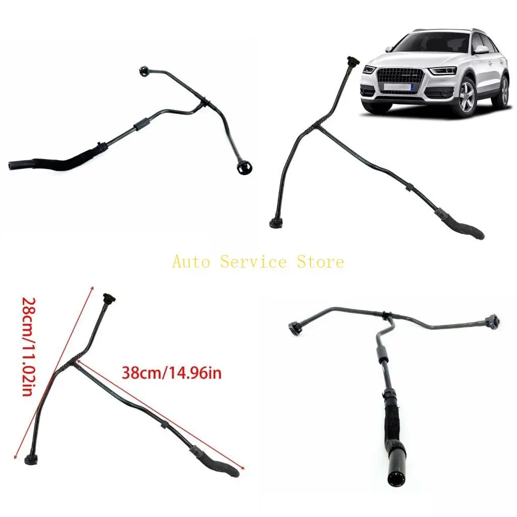 

462A Engine Coolant Overflow Hose for 3.20L 09-12 Replace 8R0121081P Coolant Reservoir Hose Radiator Cooling Hose