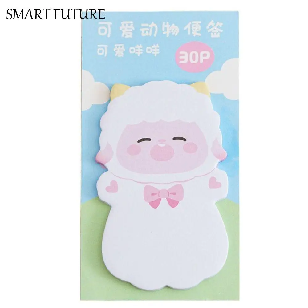 

Notebooks Cartoon Bear Animal Memo Pad Cat Sheep Sticky Notes Cute Penguin Message Paper School Supplies