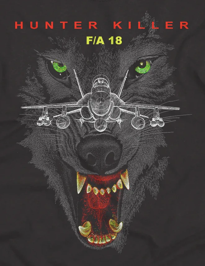 هنتر القاتل F/A-18 سوبر الدبور المقاتلة سترة 100% القطن س الرقبة الصيف عادية رجالي Tanktop أكمام تي شيرت الشارع الشهير