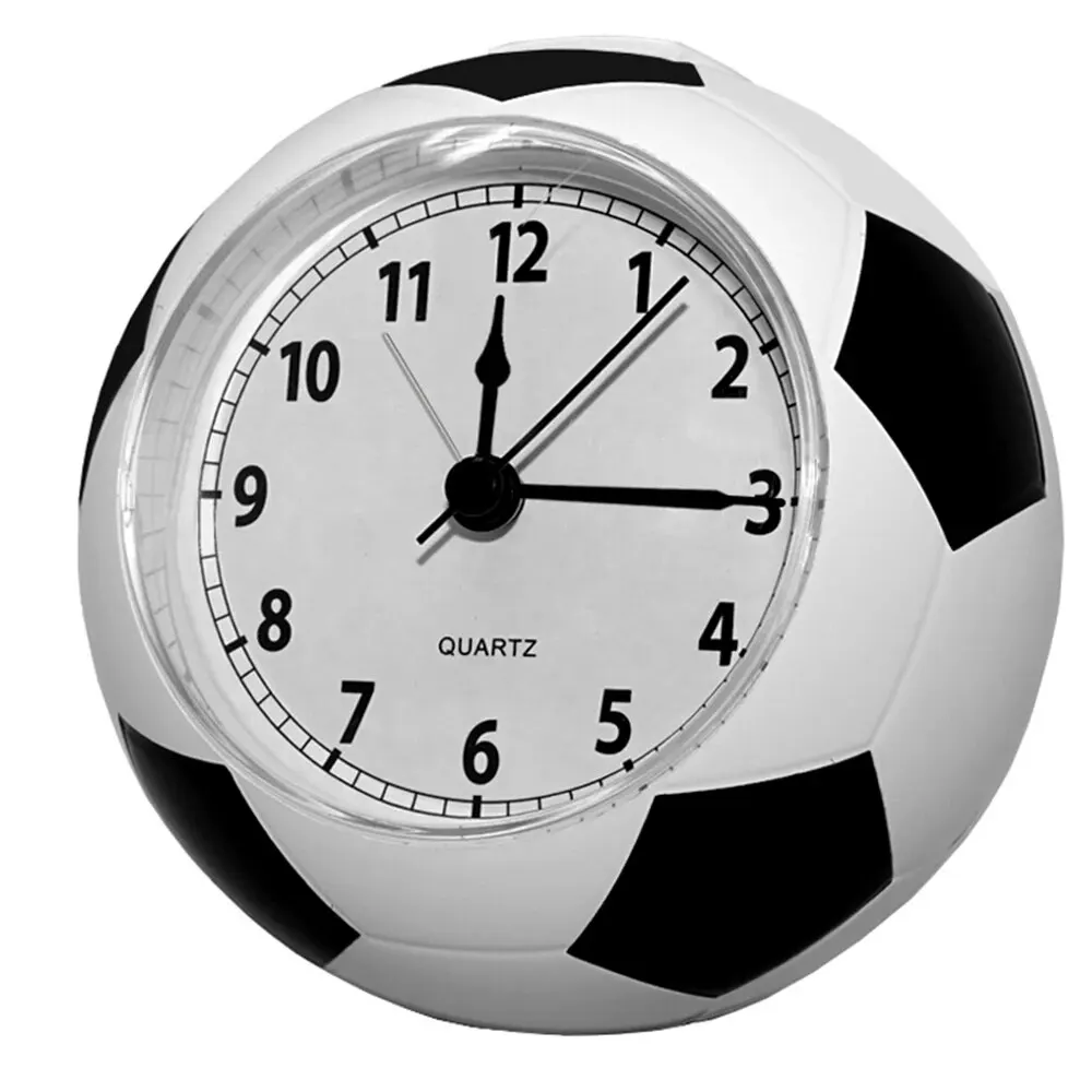 Soccer Ball Alarm Clock, Silent Table Clock 3D Football Shaped Student Cartoon Cute Clock, Birthday Gifts For Boys Girls