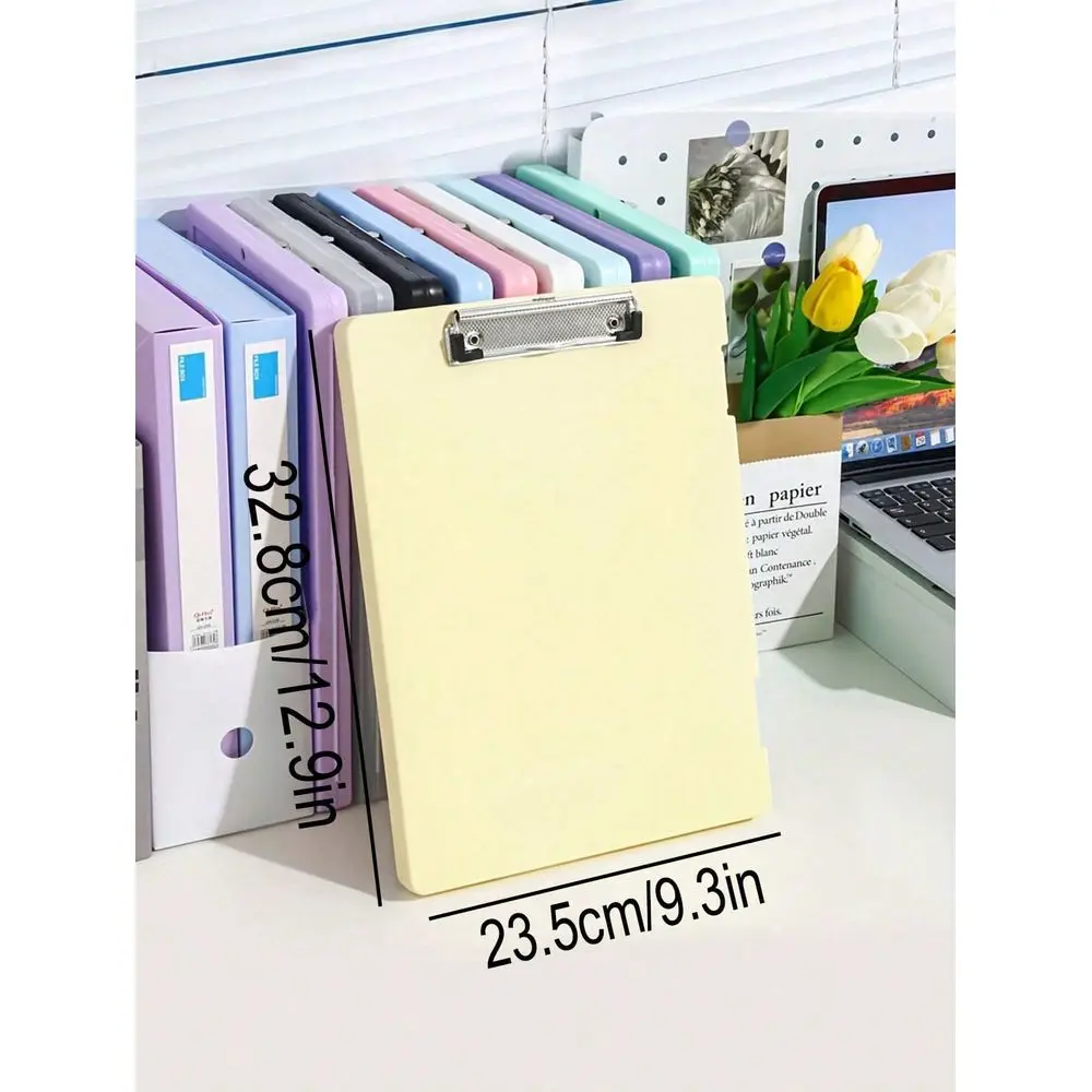 Random 1 PC Large Capacity File Organizer Personalized A4 Size, Board Clip, Storage Function 2 In 1 Study Material Organizer Ul