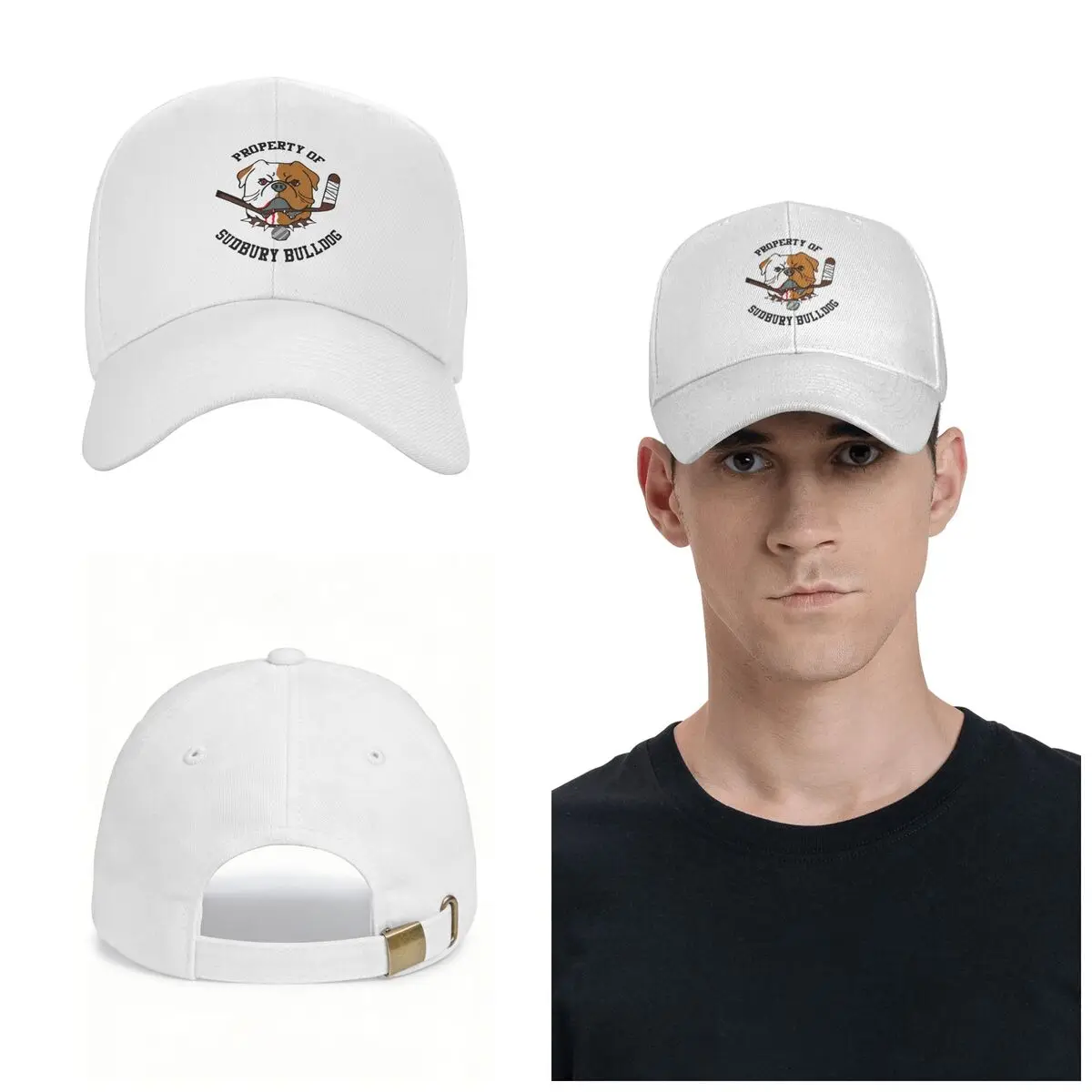 Property Of Sudbury Bulldog - Letterkenny Cap Fashion Casual Baseball Caps Adjustable Hat Unisex Baseball Hats Customizable