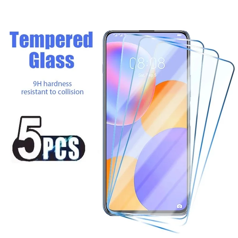 5PCS Tempered Glass For Samsung Galaxy A54 A34 A24 A13 A14 A04 A04S A04E Screen Protector A53 A33 A73 A23 A52 A52S 5G