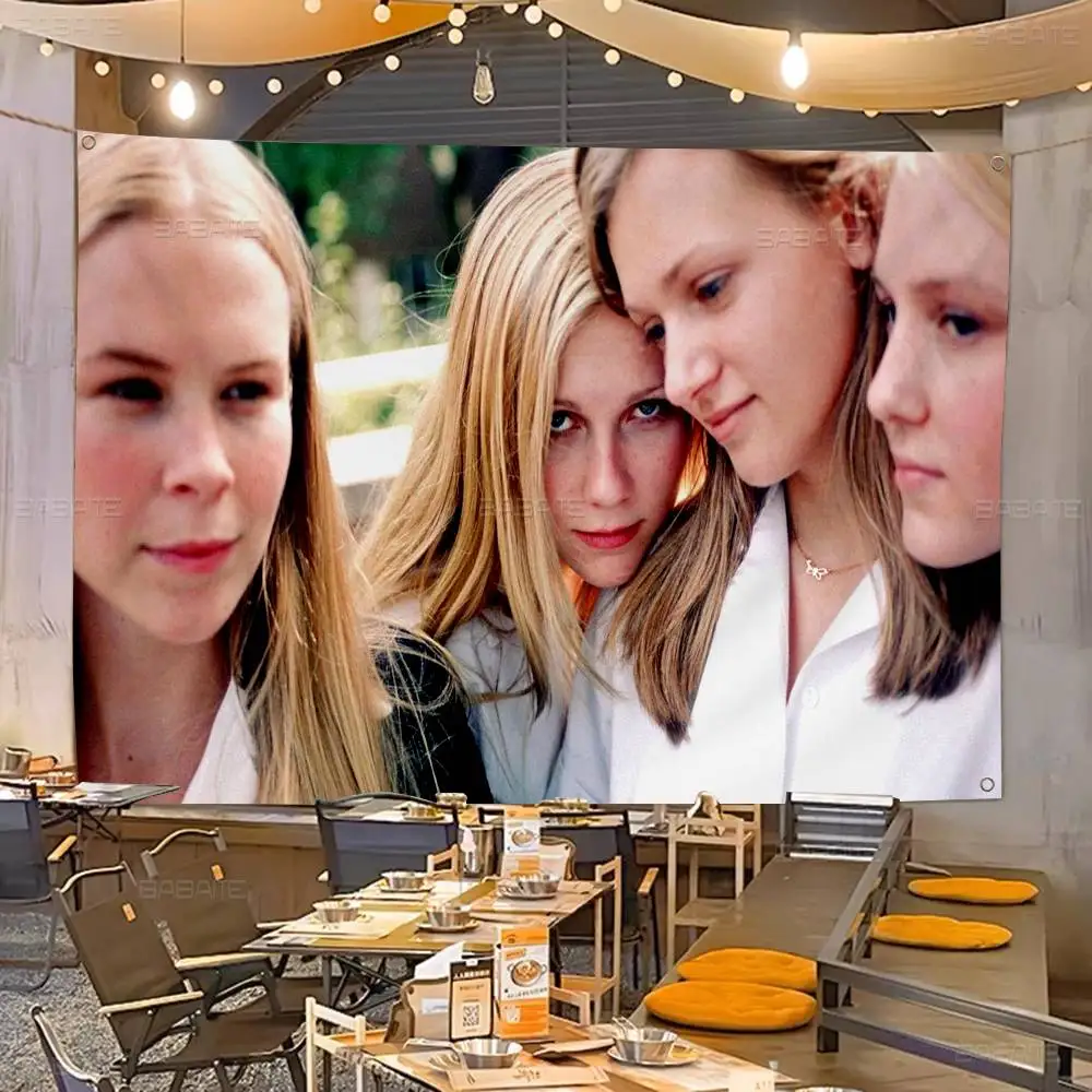 The Virgin Suicides Film Creative Pattern Hanging Flag Polyester Printed Banner Hand Pulled Flag