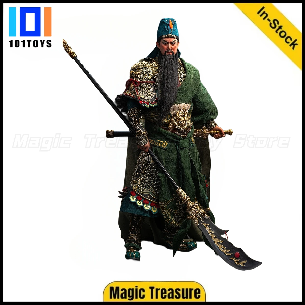 【In Stock】Original 303TOYS Three Kingdoms Series Brave Guan Yu Yunchang 1/6 Action Figure Ornament Collection Gift