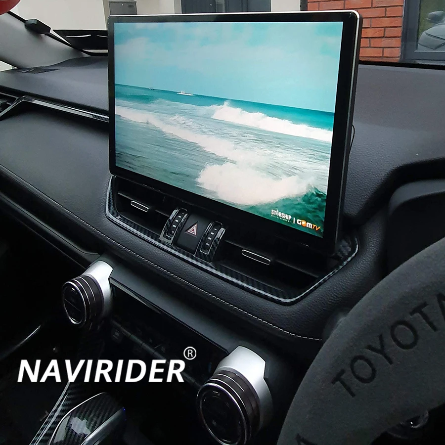For Toyota RAV4 Prime XSE 2021 2022 13.3inch Android 14 Screen Car Multimedia Video Player GPS Navigation Radio Carplay HeadUnit