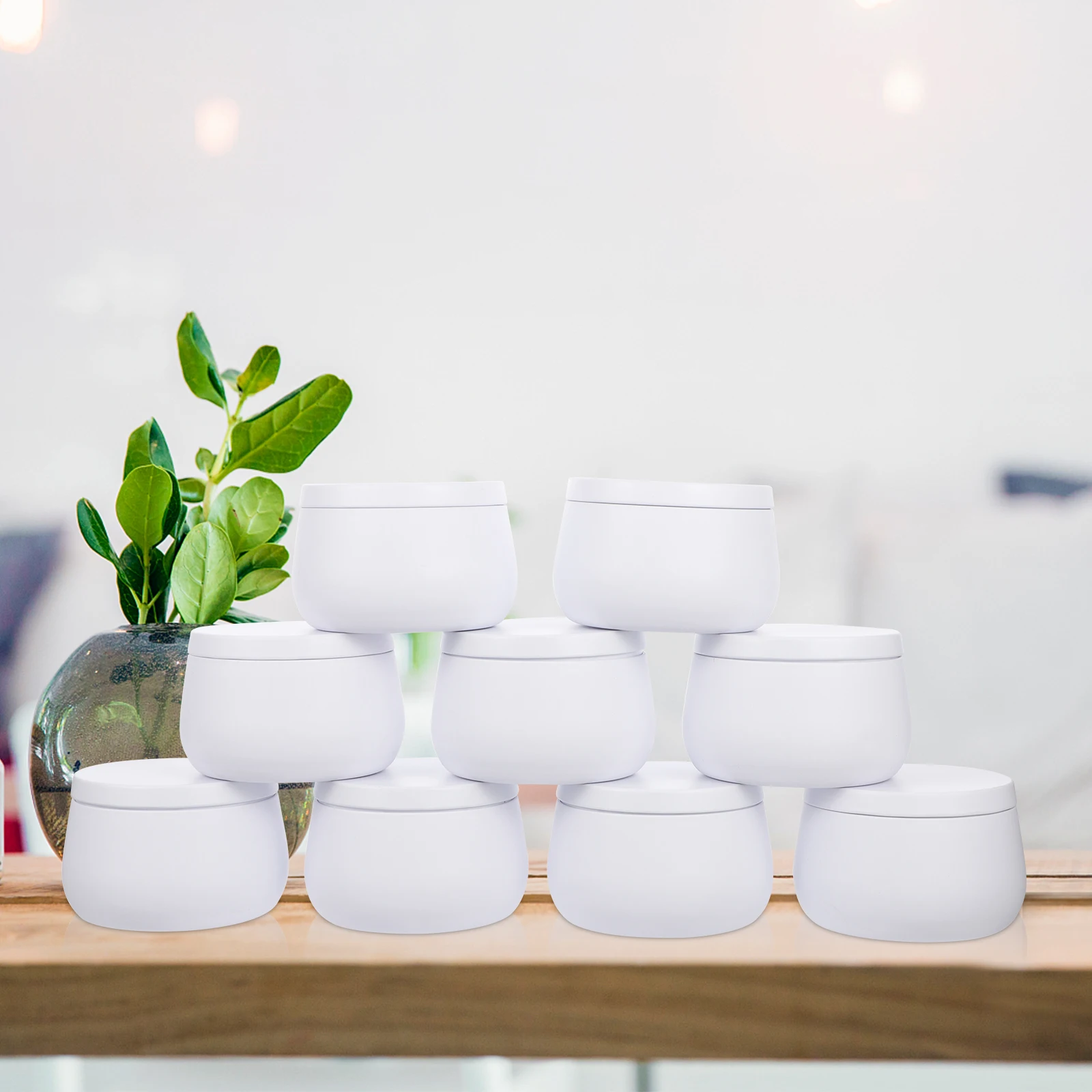 

9pcs Tea Storage Jars Airtight Containers for Loose Leaf Tea Bags Crafts Jewelry Home Decor MultiPurpose Canister Hard